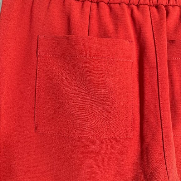 Theory Northsound Cargo Joggers Pants Women's 2 Red Oak Trousers Career Chic NWT - Picture 13 of 14